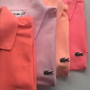 Lacoste men’s polo. Regular fit. Variety of pinks